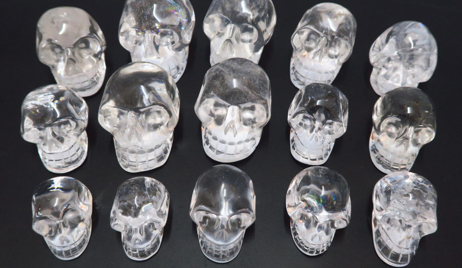 Kristall Schädel - Kristallschädel - Schädel aus Kristall - Schädel aus